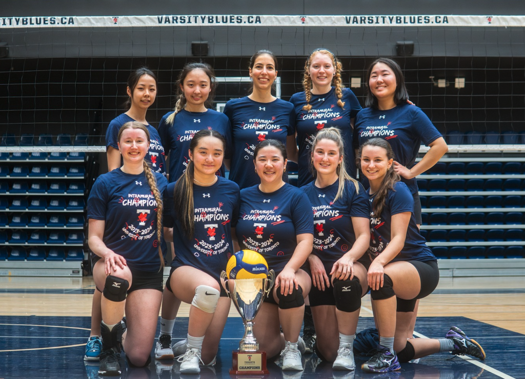Winter 2024 Intramural Women’s Division 1 Volleyball Champions School of Graduate Studies A